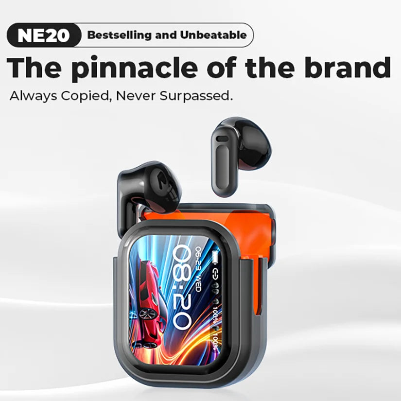 Auriculares Traductor DeIdioma 2026 HTC NE20 AI Translator Earbud Real-Time Translation Smart LCD Screen BT6.0 TWS Choice