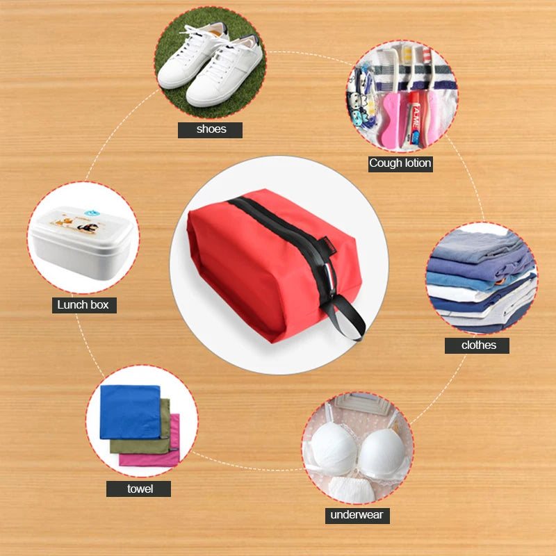 Outdoor Equipment Travel Kits Storage Bags Portable Camping Hiking Travel Zipper Storage Bag Ultralight Outdoor Waterproof Bag