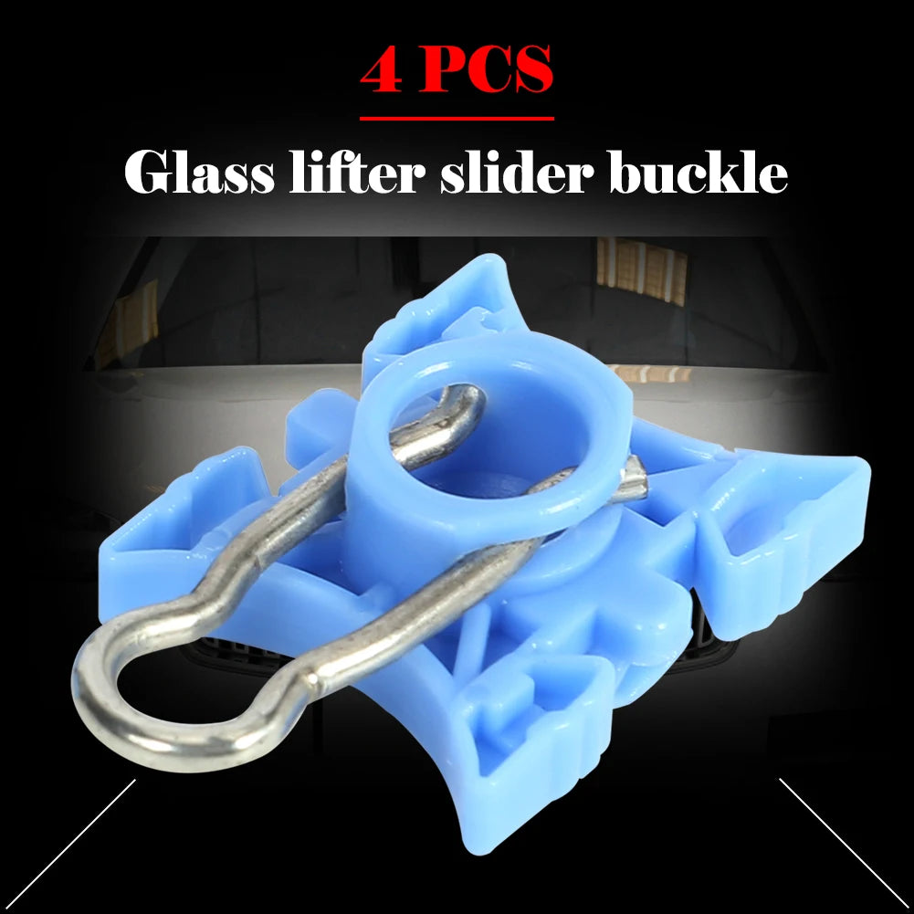 4-20PCS Plastic Window Regulator Guide Slider Clips Sliding Blocks for Volvo 740 940 960 S80 XC70 XC90 V70 S60 Car Accessories