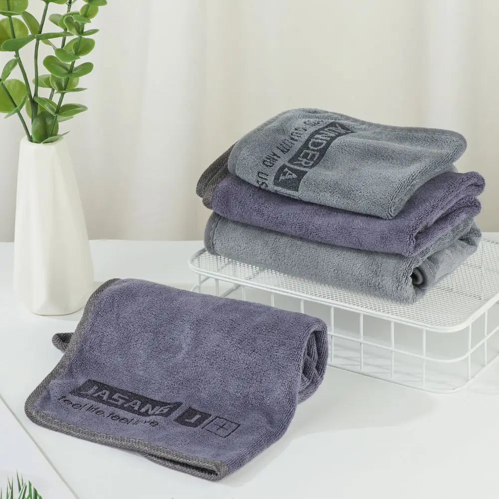 Double Side Car Cleaning High-end Super Absorbent Cloth Hemming Wiping Rags Microfiber Car Wash Towel Cleaning Drying Cloth