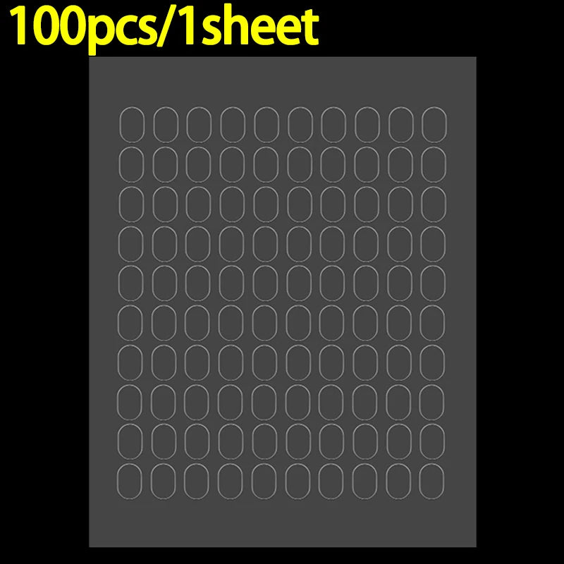 Double Sided Gel Glue Pad Adhesive Dots Fastener Strong Oval Self Adhesive Tape DIY Action Figures Carpet Poster Fixing Tape Pad