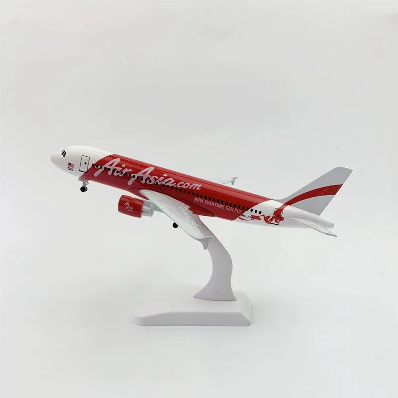 20cm Airplane Model A320 Series Metal Scale Aircraft Diecast Aviation Collectible Miniature Children Toys Souvenir With Stand