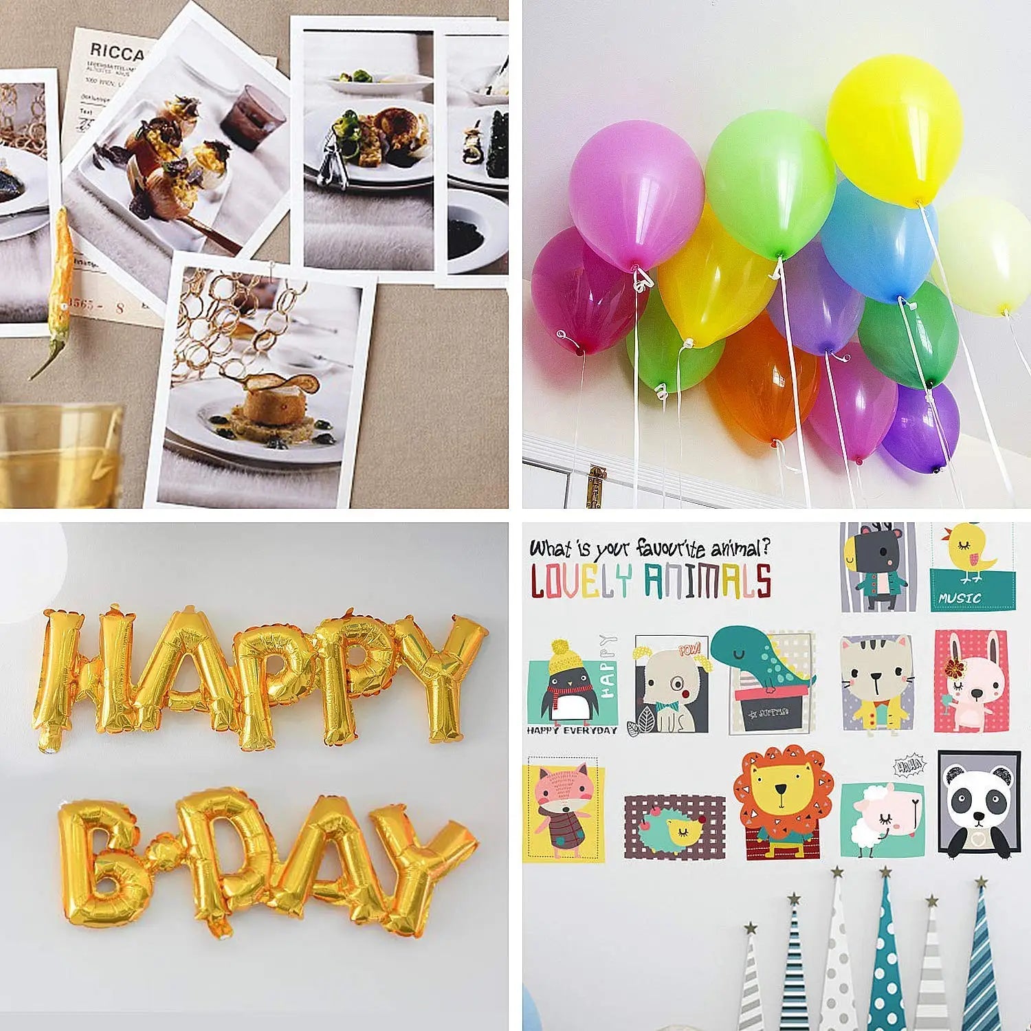 1000 Dot Double Sided Adhesive Poster Clear Glue Point Balloon Tape Round No Traces Adhesive Sticker  for Wedding Birthday Party