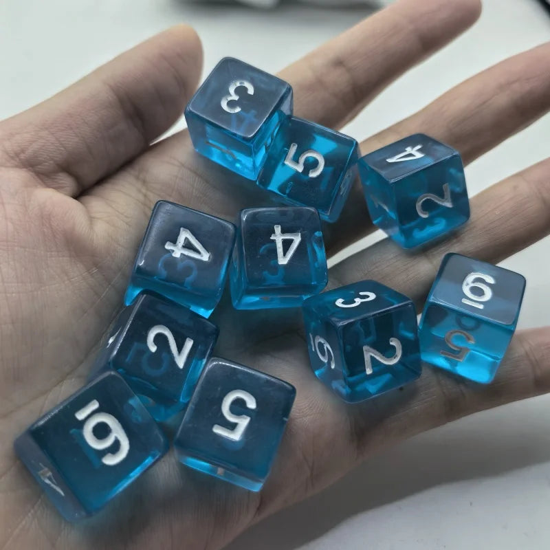 D6 DND  Dice Role 6 Faces Dice Games Set for Dungeons and Dragons RPG MTG Role Playing Table Games