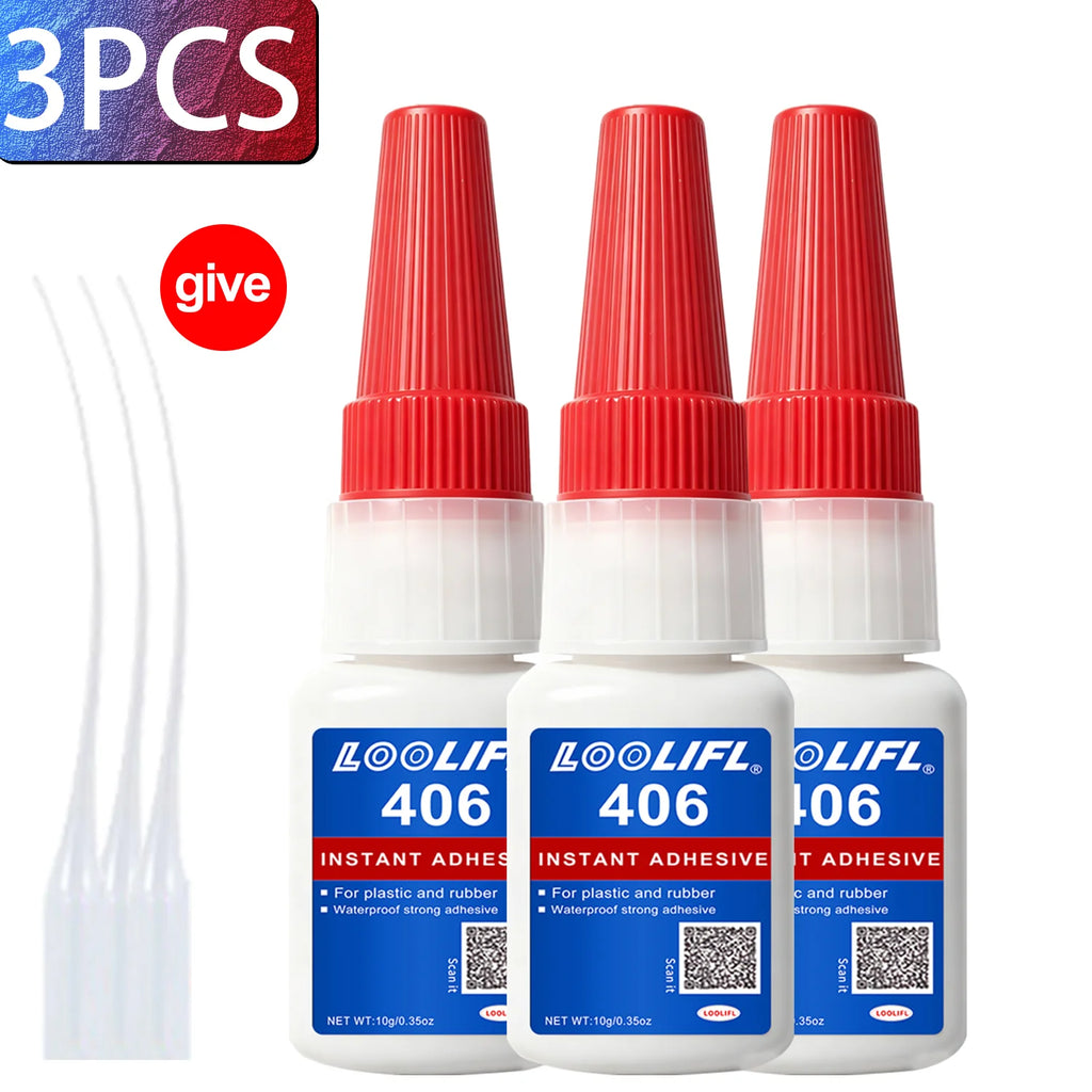 Multi-Purpose Super Glue Instant Adhesive Quick-Drying Extra Strong Bond For Repair DIY Craft Shoe Fixing Home Decor