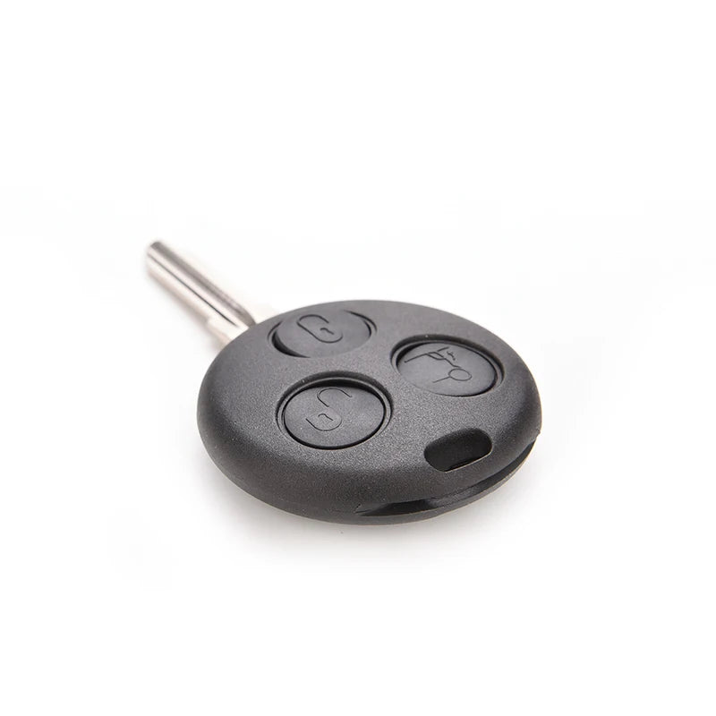3 Button Remote Car Key Case Uncut Blade Car Key Shell Flip Fob For Mercedes Benz Smart Car ForTwo 450 Entry Case