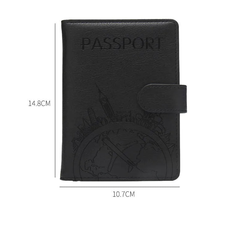 Antimagnetic&Anti-theft Global Tourism Passport Cover Wallet Bag Men Women ID Address Card Holder Portable Travel Accessories