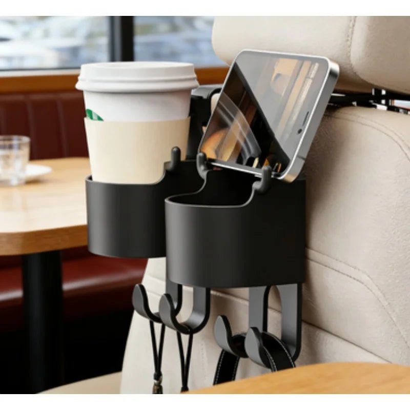 1/2Pcs Car Seat Cup Holder Car Seat Back Multi-functional Hook Rear Creative Water Cup Holder Car Decoration Accessories