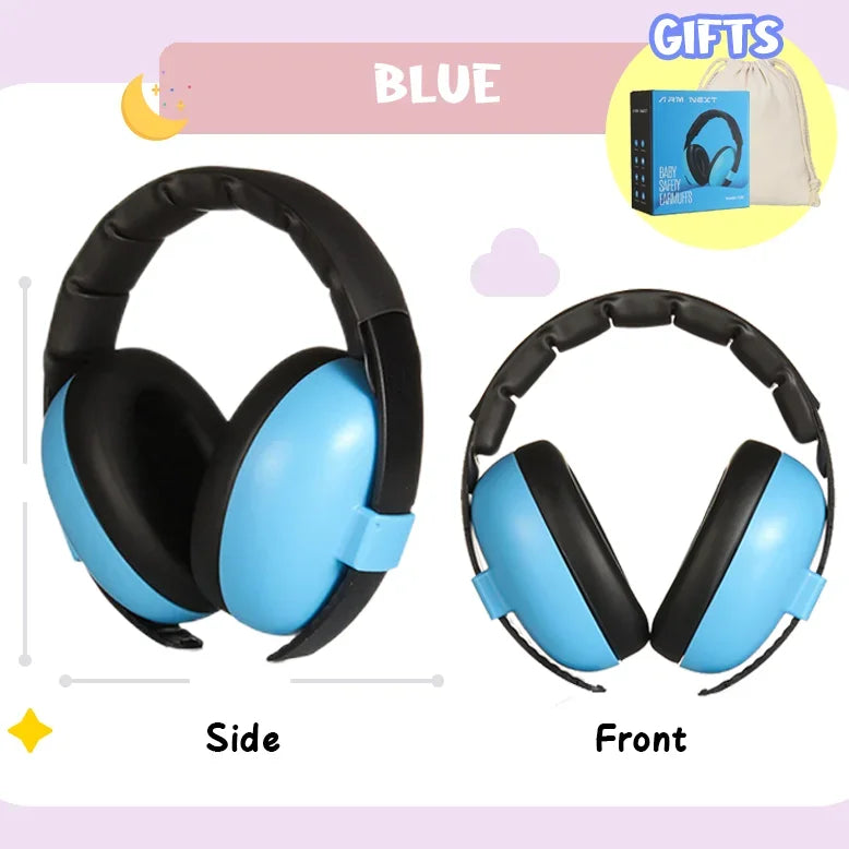 Baby Ears Protection Anti Noise Child Earmuff Children Sleep Ear Stretcher Headphones Sleeping Earplugs 1pc