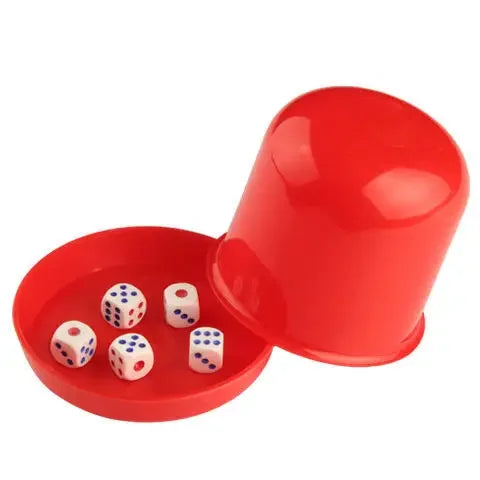 2023 New One-Piece Set Gaming Dice Set Plastic Sieve Shake Cup Tabletop Game Toys