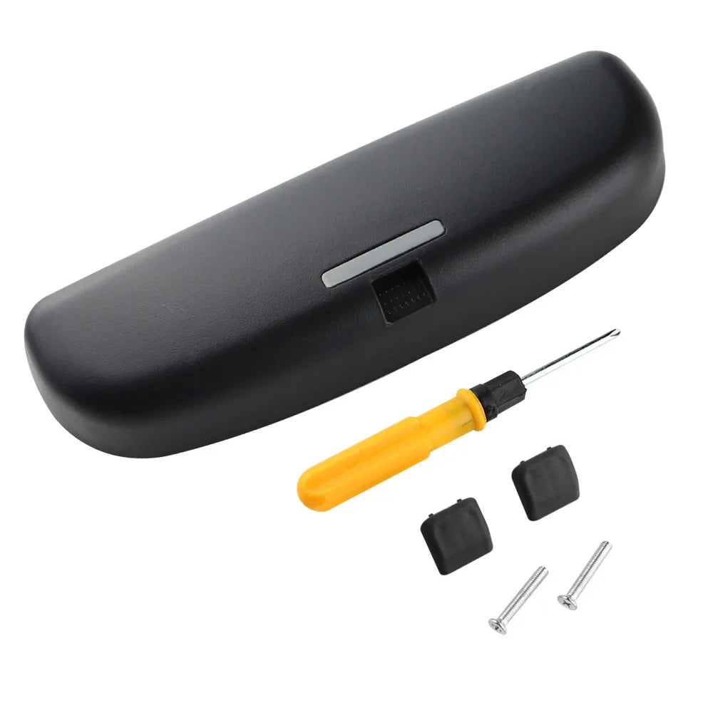 Car Glasses Box Case Holder for Mitsubishi Pajero Sport Delica Lancer Outlander Xpander Mirage Samurai EX FORTIS