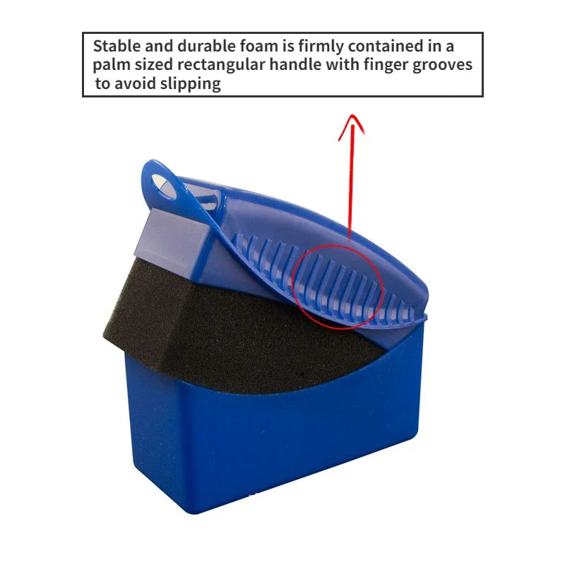 Car Wheel Polishing Waxing Sponge Brush ABS Plastics Washing Cleaning Tire Contour Dressing Applicator Pads Detail Accessories