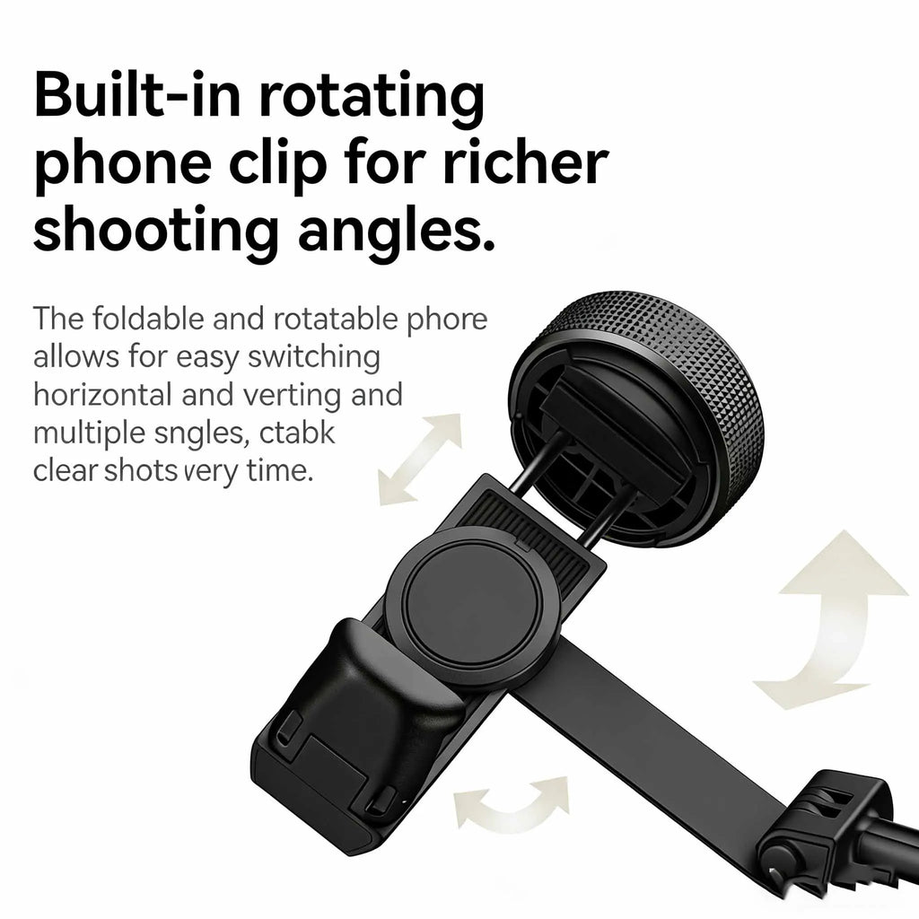 Xiaomi Zoom Floor Standing Selfie Stick Tripod 1.6m One Key Expand Stable Base Wireless Remote Shutter for Vlogging Selfies