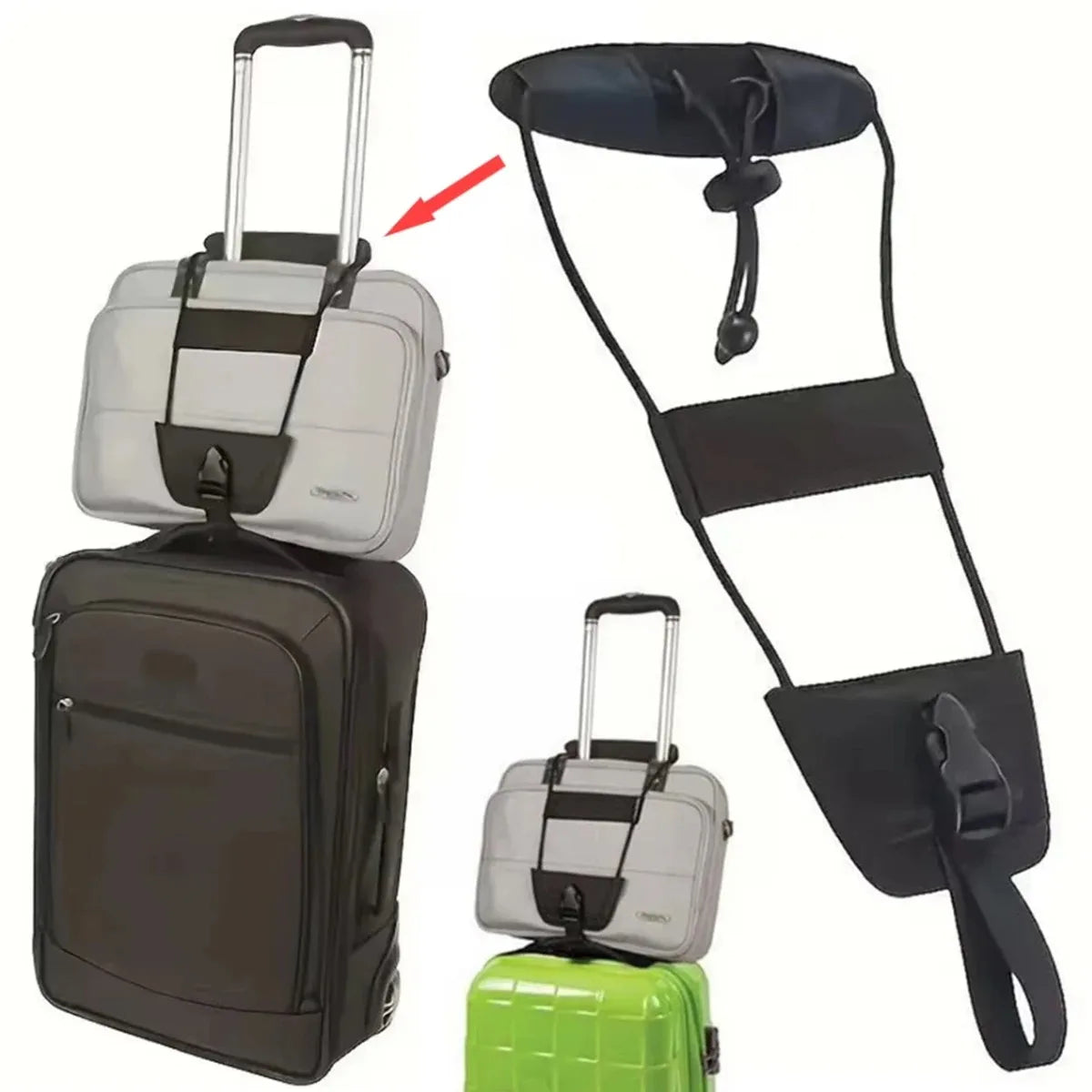 Travel Tied Black Durable Nylon Cargo Tie Down Luggage Lash Belt Strap With Cam Buckle Travel Kits Outdoor Camping Tool