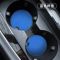 4Pcs/set 7cm*5cm Car Cup Holder Car Silicone Insert Coaster Mat Fit For Most Cars Styling Universal Accessories Black Anti-Slip