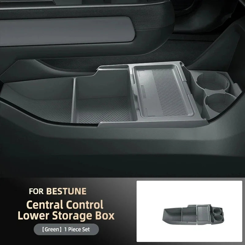 Silicone Storage Box 2025 FOR FAW Bestune Yueyi 03 Center Console Modification Anti-slip Pad Accessories Organizer Decoration