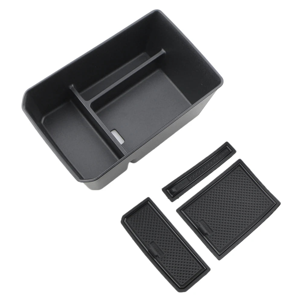 For Audi A3 8Y 2024 2025 2026 Armrest Storage Box Center Console Tray Holder Organizer Plate Stowing Car Interior Accessories