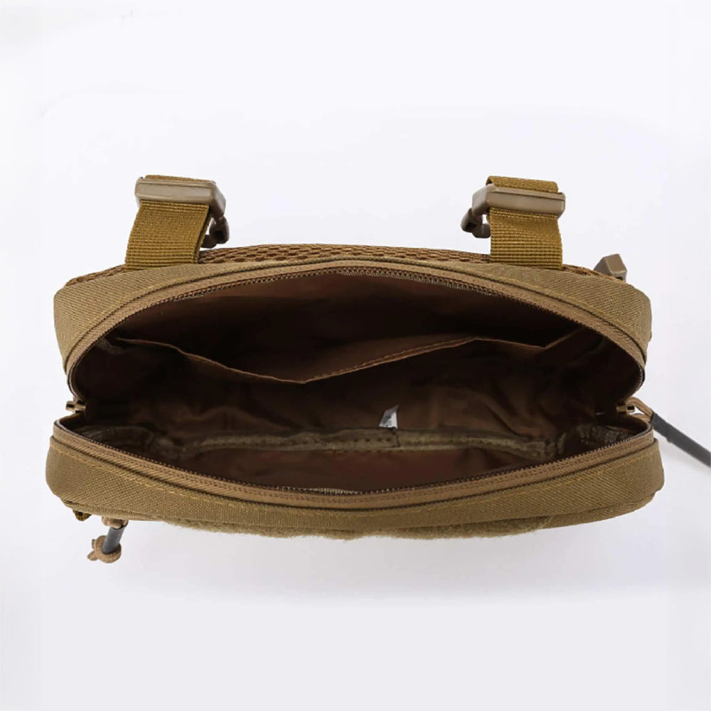Men's Tactical Molle Chest Bag Outdoor Sports Travel Vest Hiking Trekking Hunting Backpack Fishing Cycling Bags Front Rig Pouch
