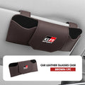Car Glasses Holder Sun Visor Sunglasses Clip Card Accessories For Toyota C-HR CHR Logo 2016 2017 2018 2019 2021 2022 Fortuner