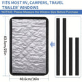 1PC Caravan Sunshade Skylight Shading Pad Foldable Awning Cover Waterproof Camping Tailgate Sunshade Car Trailer RV Accessories