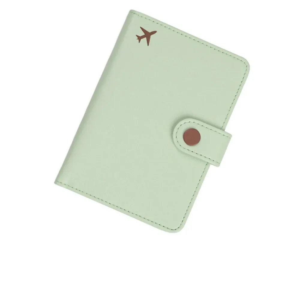Wallet Passport Storage Bag Multi-layer Airplane Check-in Document Passport Storage Clip Anti-theft Korea Style Passport Holder