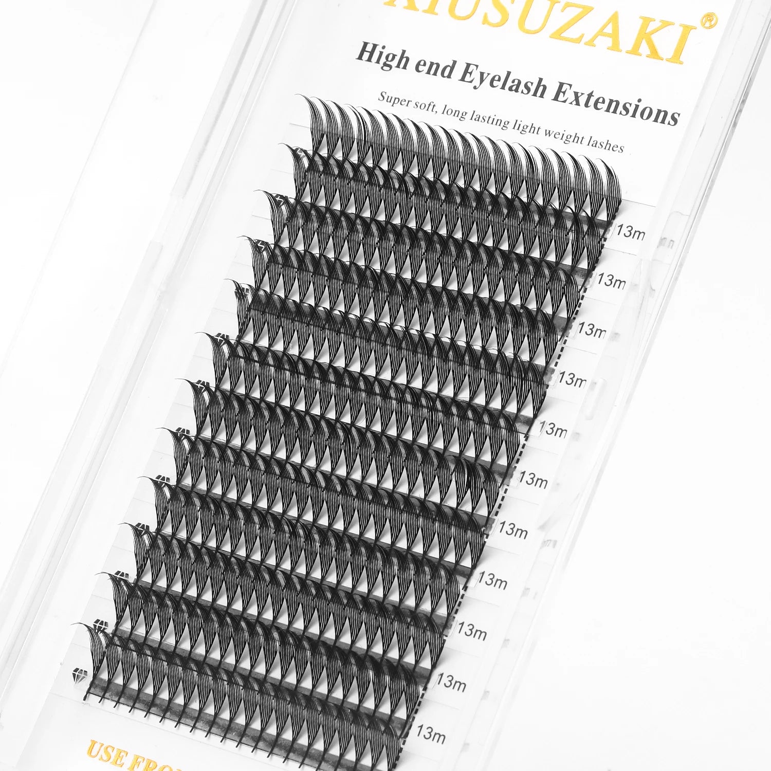 XIUSUZAKI Comic Spire Lashes Automatic Flowering Premade Fans Eyelashes Extensions Individual Volume False Lashes Makeup Tools