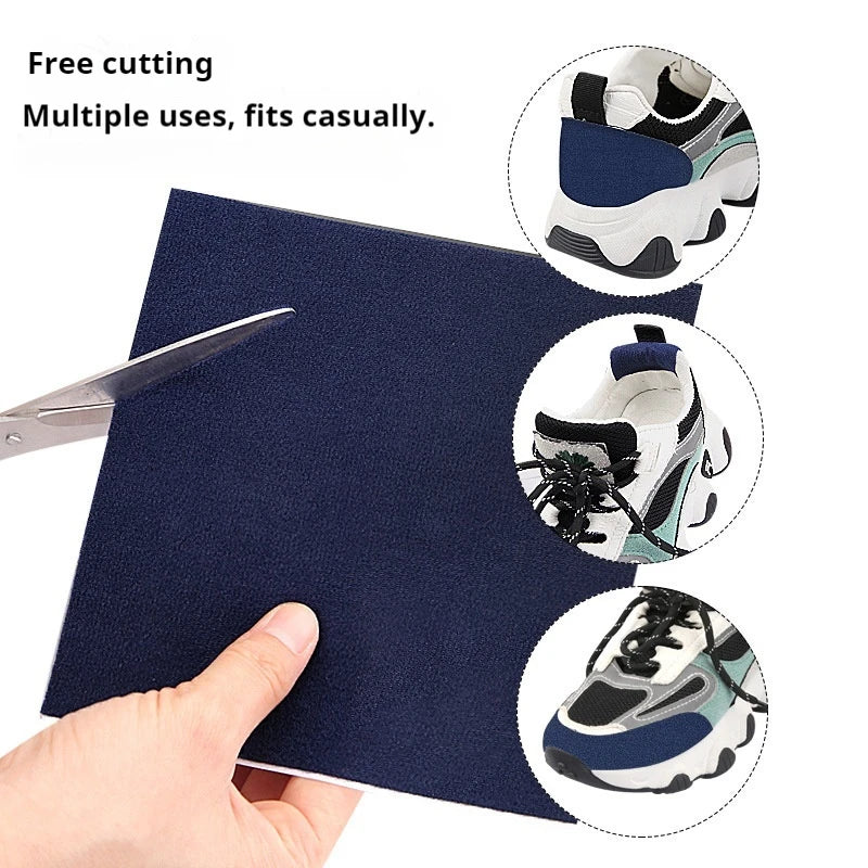 Mesh Sneaker Repair Allowance Firm Self-Adhesive Heel Anti Abrasion Sticker Upper Torn Lining Repair Sticker 1Pcs/3Pcs