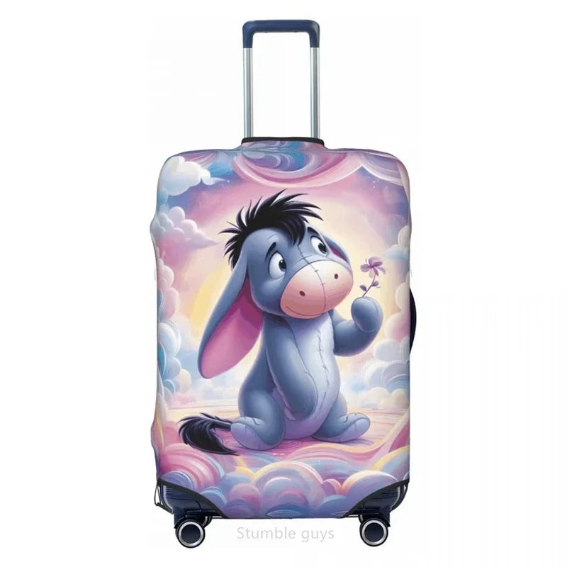 Travel Suitcase Cover Bear Pattern Elastic Material Fits 18-32 Inch Luggage Durable Anti-Scratch Dustproof Washable Protector