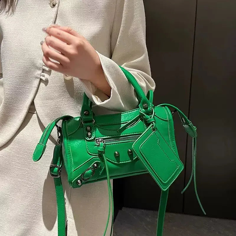 New 2026 Autumn and Winter Handbag Crossbody Large Capacity City Motorcycle Shoulder Bag Tote Bag for Women Luxury Handbags