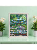 The 2026 new beautiful floral mural model is suitable for home living room decoration (limited to building blocks only)