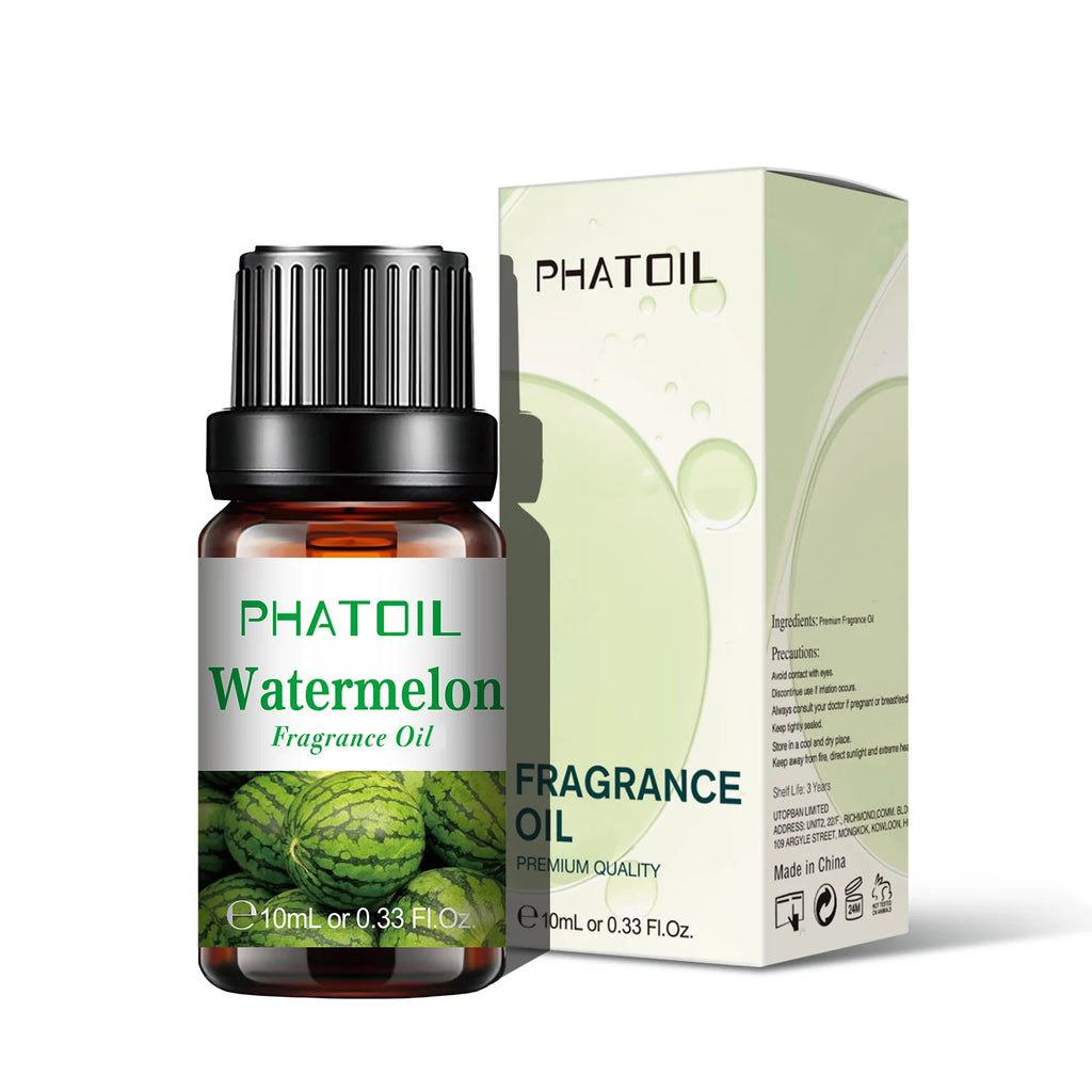 PHATOIL 1/2/6/10pcs 10ml Fruity Fragrance Oil For Aromatherapy Cherry Apple Strawberry Mango Coconut Lemon Fragrance Aroma Oils