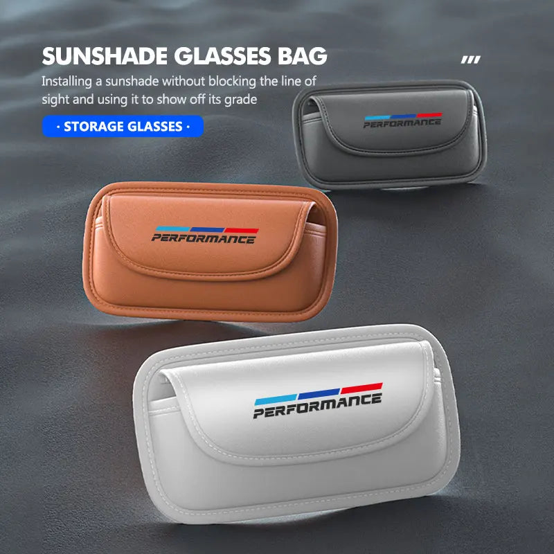 Car Glasses Box Sunroof Plate Sunglasses Clamp Storage Holder For BMW 1 3 5 Series X1 X3 X4 X5 X7 G20 G38 F20 F39 F48 E46