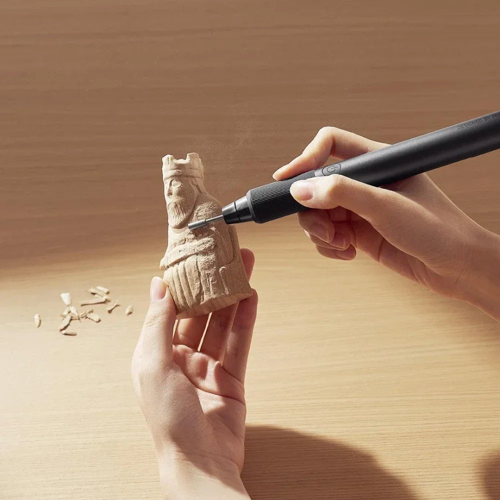 Mijia Electric Grinding Pen 22000r/min Brushless Motor Fast Carving Polishing Burnishing Drilling Mini Grinder Home Tool