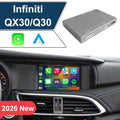 Wireless CarPlay & Android Auto for INFINITI QX30 Q30 2015-2018, Support OEM Bluetooth Audio, Steering Wheel, Mic and Camera