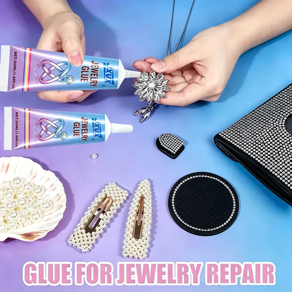 B7000 craft glue for jewelry making-50 ml/1.68 oz (3-batch)-B-7000 multi-purpose super adhesive, liquid fusion glue for rhinestones, crafts, and jewelry making