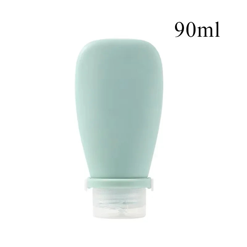 1/2pcs Soft Silicone Travel Bottles Empty Squeeze Tubes For Lotion Leakproof Skin Care Products Container Travel Accessories