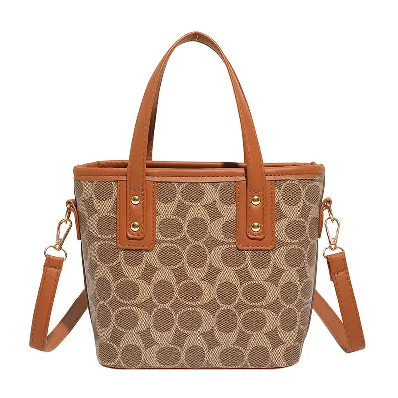 Fashion Texture Trendy Bag for Women 2025 Autumn New Fashion Crossbody Bag Korean Edition Instagram Handbag Bucket Bag