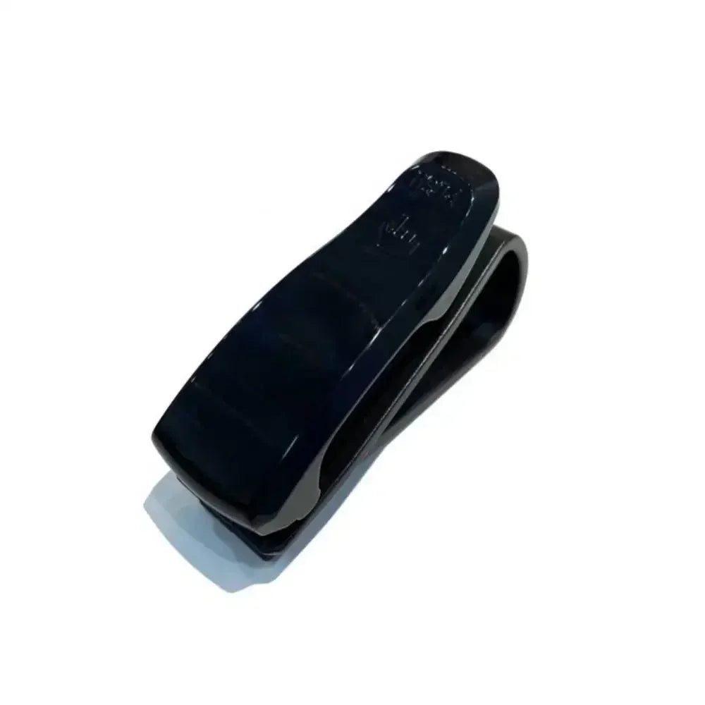 Universal Car Sun Visor Eyeglass Hanger Clip PU Leather Magnetic Glasses Holder Multi-Function Storage Auto Interior Accessories