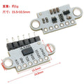 VI5300 Laser Ranging Sensor Module 4m Ranging instead of VL53L0X VL53L1X with cover sheet