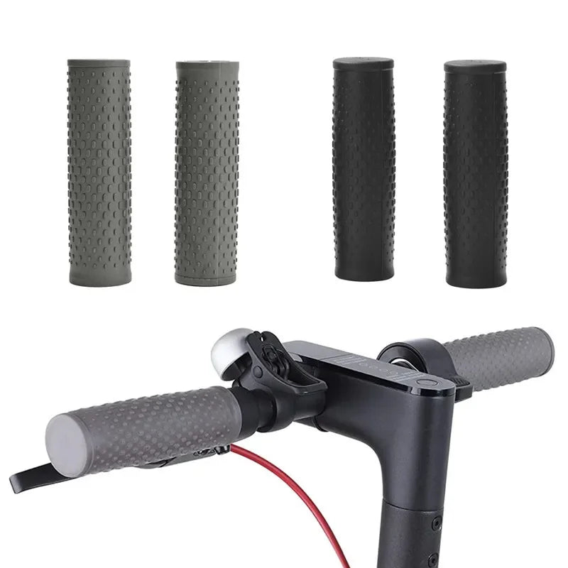 2PCS Electric Scooter Grips Replacing Rubber Anti-skid Cover Outdoor Riding Protector Accessory Replacement for Xiaomi M365 PRO