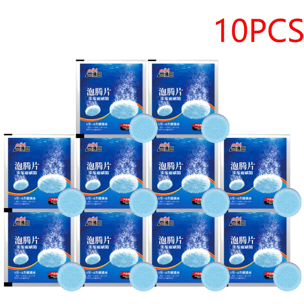 20-1PCS Concentrated Tablets Detergent Car Windscreen Wiper Solid Effervescent Tablets Cleaning Windshield Window Glass Cleaner