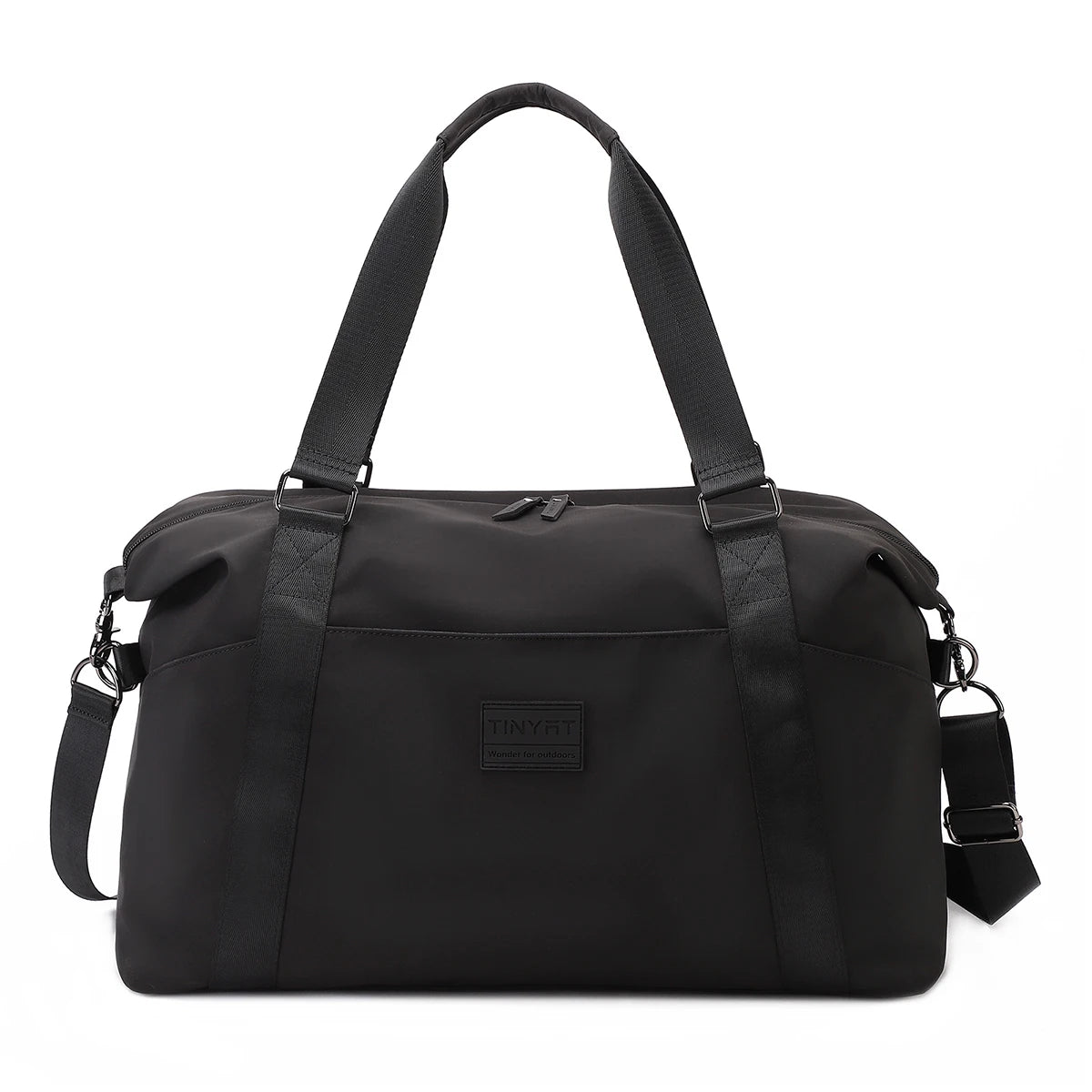 TINYAT Women's Waterproof Travel Bag Material Large Capacity Lightweight Handbag Travel Camping Outing Luggage Bag