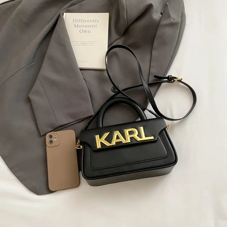 Solid Color Diaper Bag Letter Logo High End Minimalist Trendy Tote Bag For Women Shoulder Bag Large Capacity