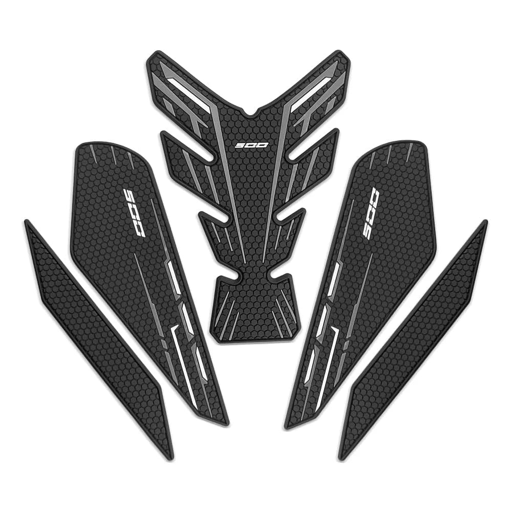 Ninja500 2025 Motorcycle Accessories Non-slip Side Fuel Tank Stickers Waterproof Pad Rubber Sticker For NINJA 500 SE 2024 2025