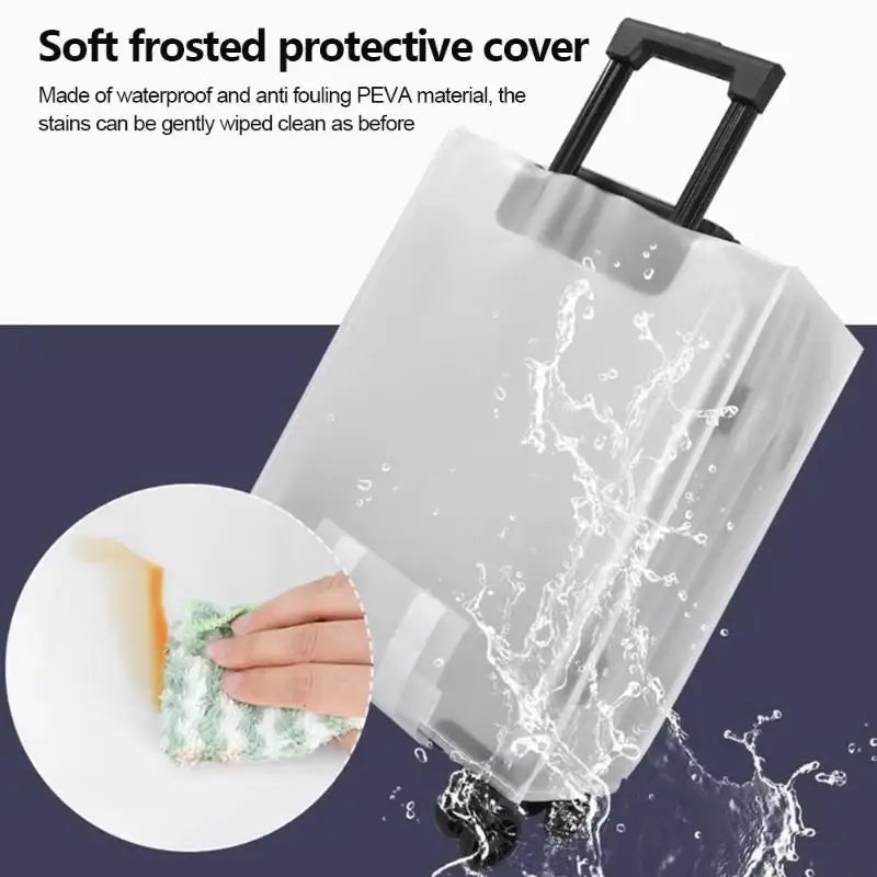 Frosted Wear Resistant Luggage Cover Portable Waterproof Dustproof Protective Shell For Travel Rolling Trolley Bag Supply