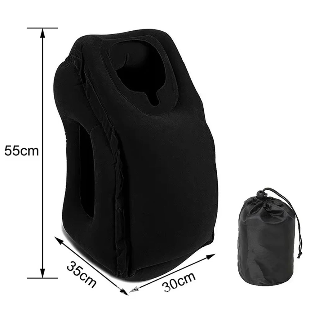 Inflatable Travel Pillow Office Nap Pillow  Airplane Flight Outdoor Sleeping Bag Train Pillow Sleepf Portable Cushion Neck Pillo