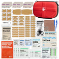RHINO RESCUE Mini First Aid Kit Small Waterproof Portable Emergency Kit Camping Essentials, With 106 Items For Travel, Home, Car
