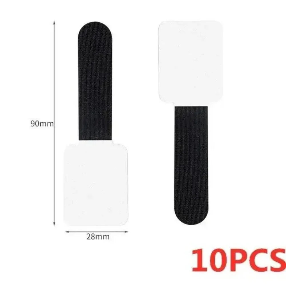 10/20Pcs Self Adhesive Reusable Cable Ties Wire Organizer Storage Stand Mouse Earphone Data Cord  Desktop Tidy Management Winder