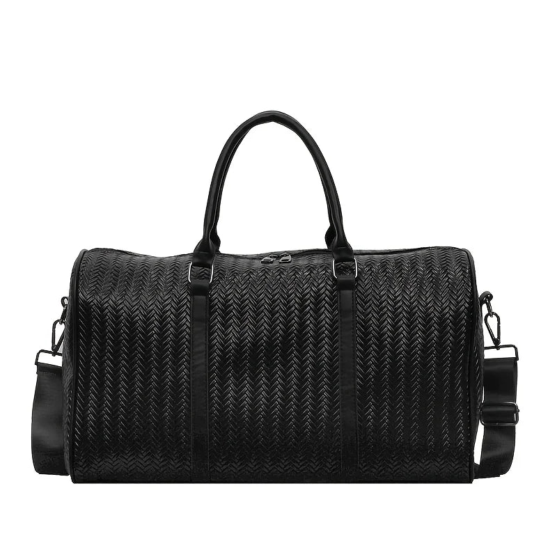 Large Capacity Travel Duffel Bag, Portable Weekender Overnight Bag with Adjustable Shoulder Strap, Versatile Sports Fitness Bag