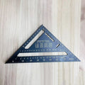 New 7Inch Triangle Ruler Measurement Tool Aluminium Alloy Carpenter Tools Inch Metric Angle Ruler Speed Square Woodworking Tools